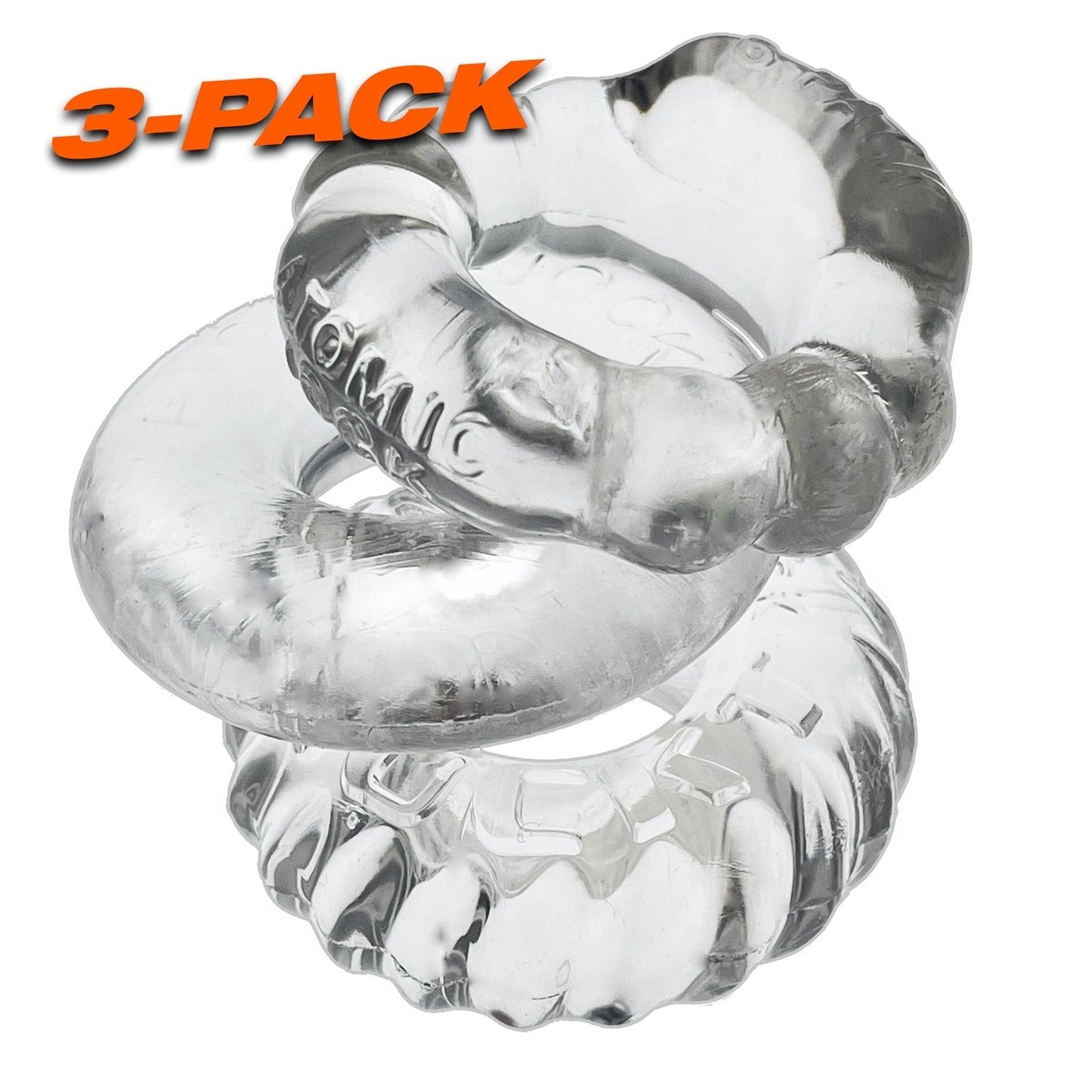 3-Pack C-Ring Kit - CLEAR