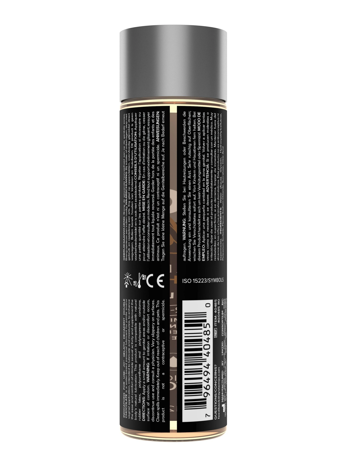 JO Gelato - Decadent Double Chocolate - Lubricant 4 Floz / 120 Ml