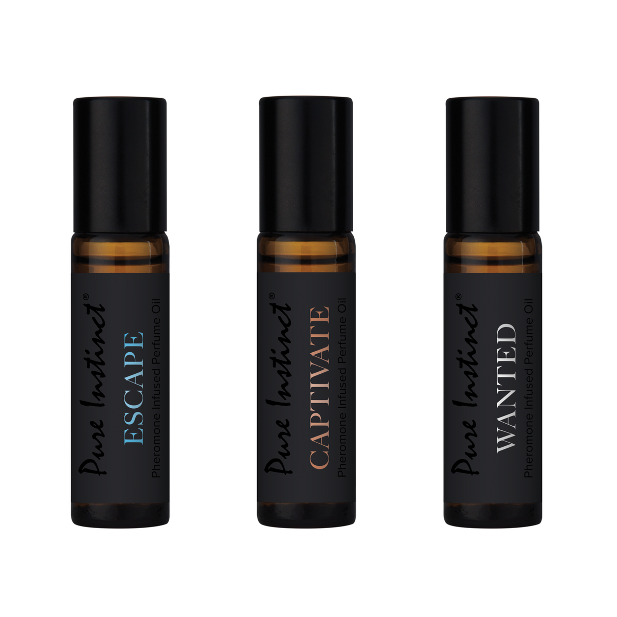 Wanted -10.2ml Pure Instinct Men's Collection Pheromone Perfume Oil
