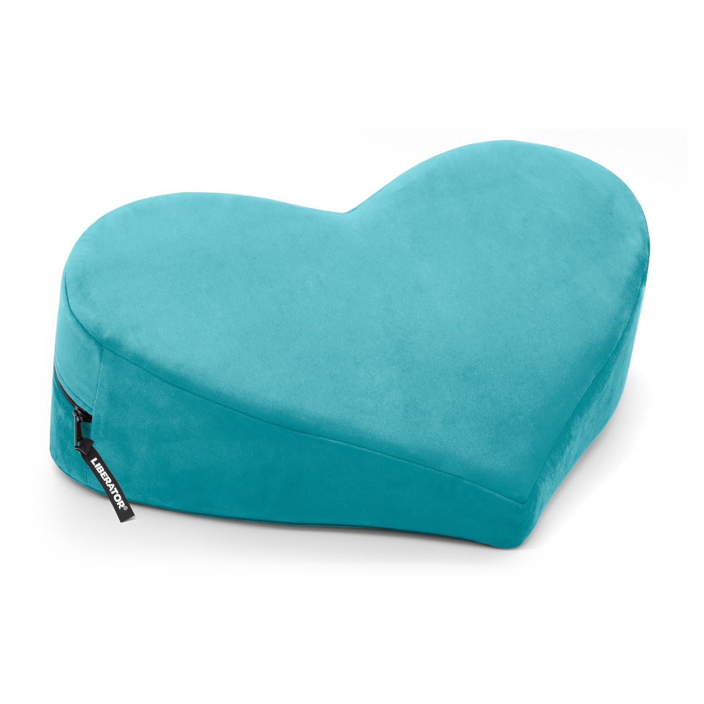 Heart Wedge Teal Microvelvet