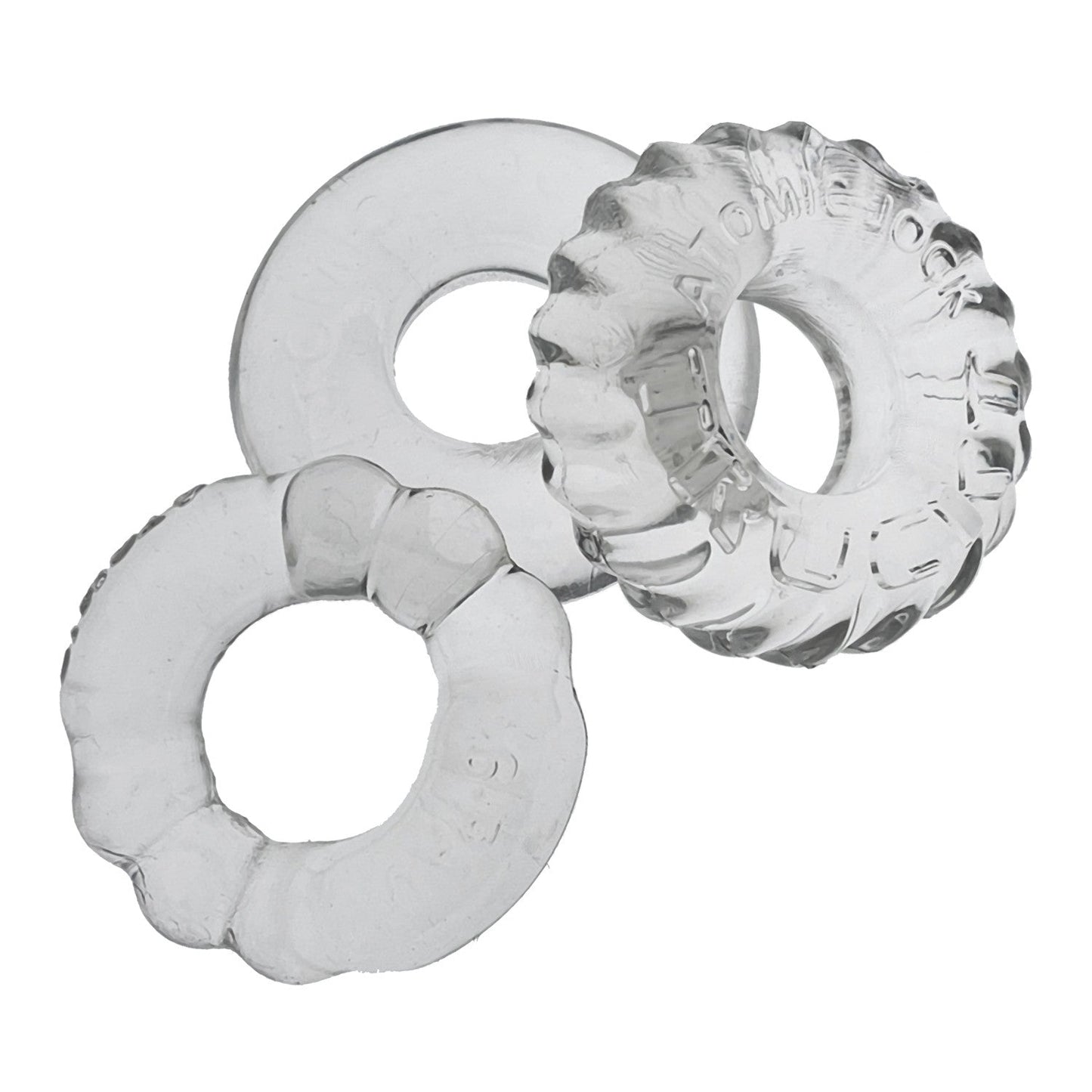 3-Pack C-Ring Kit - CLEAR
