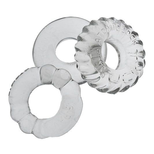 3-Pack C-Ring Kit - CLEAR