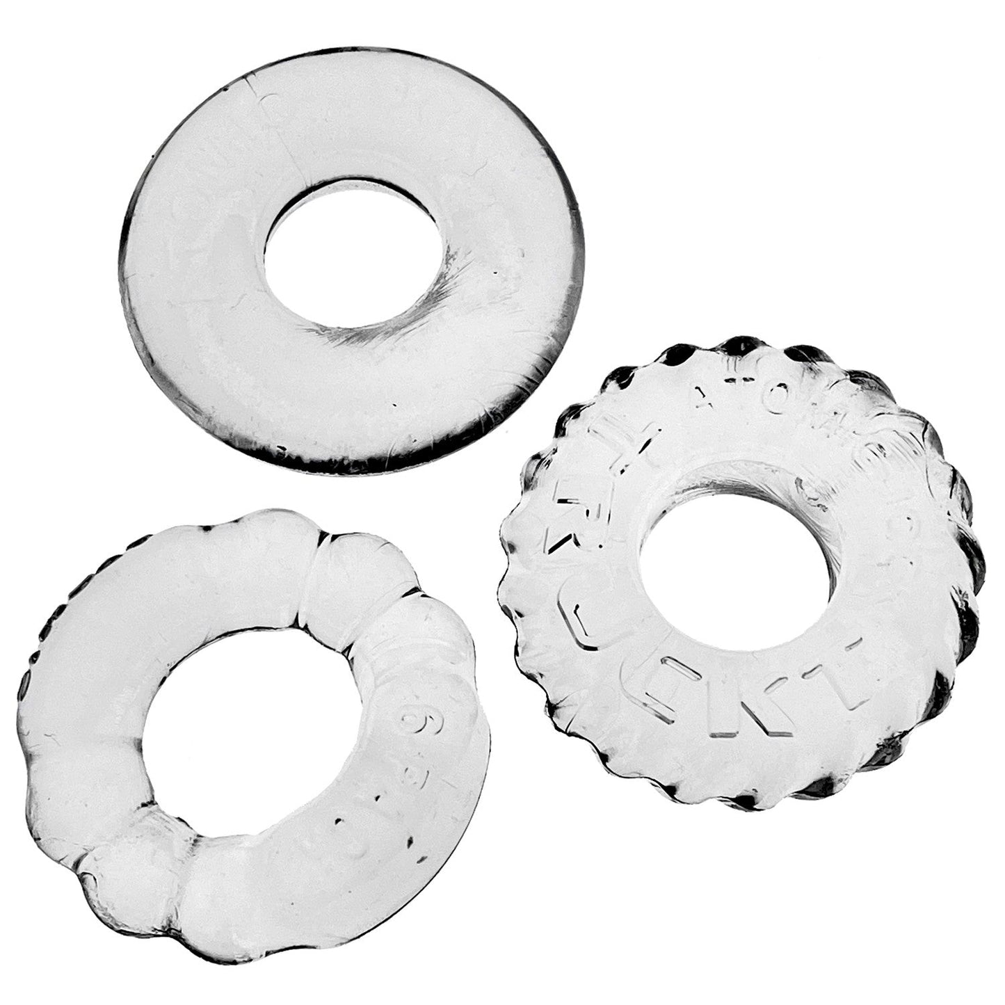 3-Pack C-Ring Kit - CLEAR