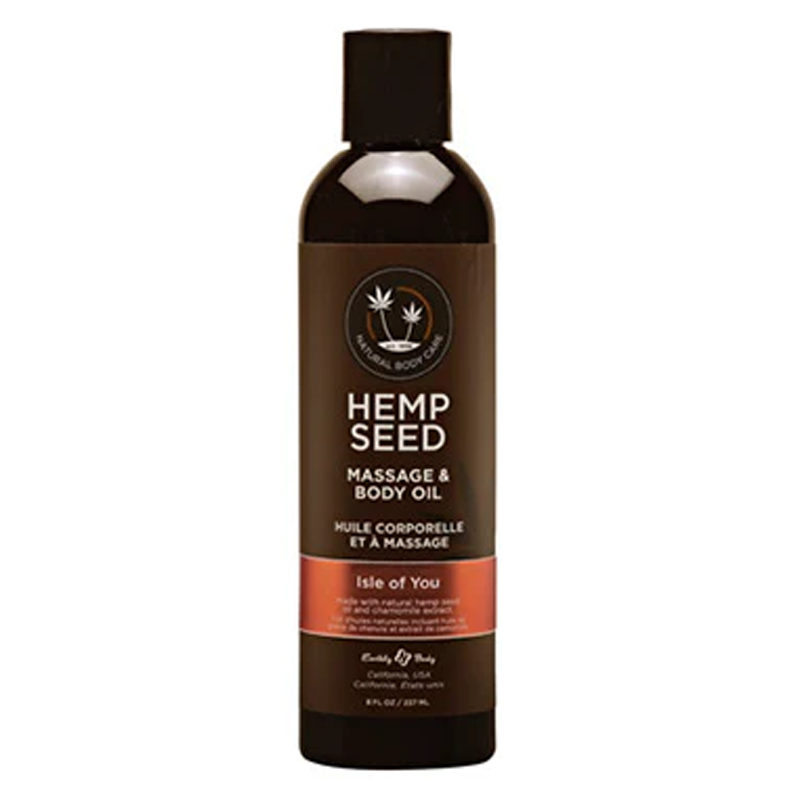 Hemp Seed Massage & Body Oil Isle of You 8 Fl Oz / 237 Ml