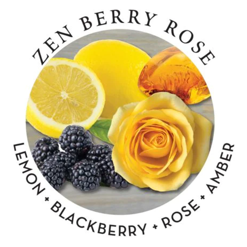 3-In-1 Massage Candle Zen Berry Rose 6 Oz / 170 G