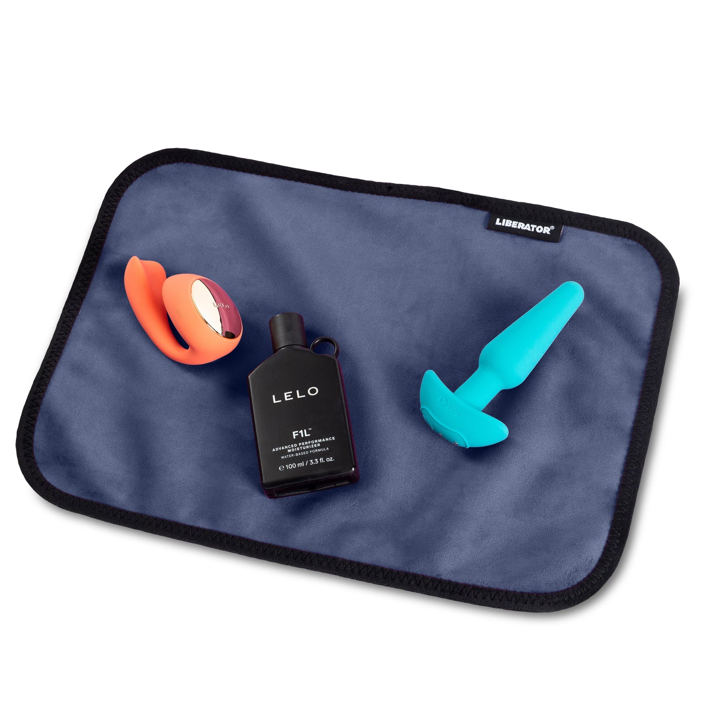 Fascinator Toy Pad - Moisture-Proof Toy Pad, Microvelvet - Indigo
