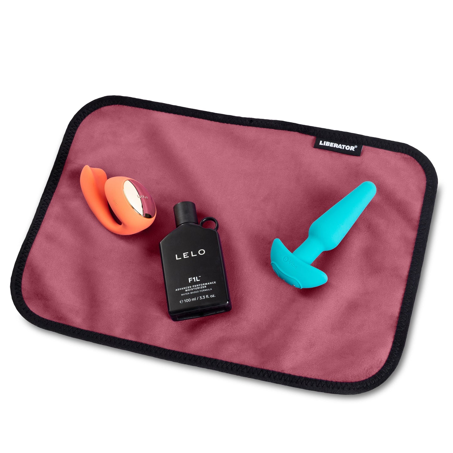 Fascinator Toy Pad - Moisture-Proof Toy Pad, Microvelvet - Merlot