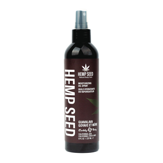 Hemp Seed Moisturizing Oil Spray Guavalava 8 Fl Oz / 237 Ml
