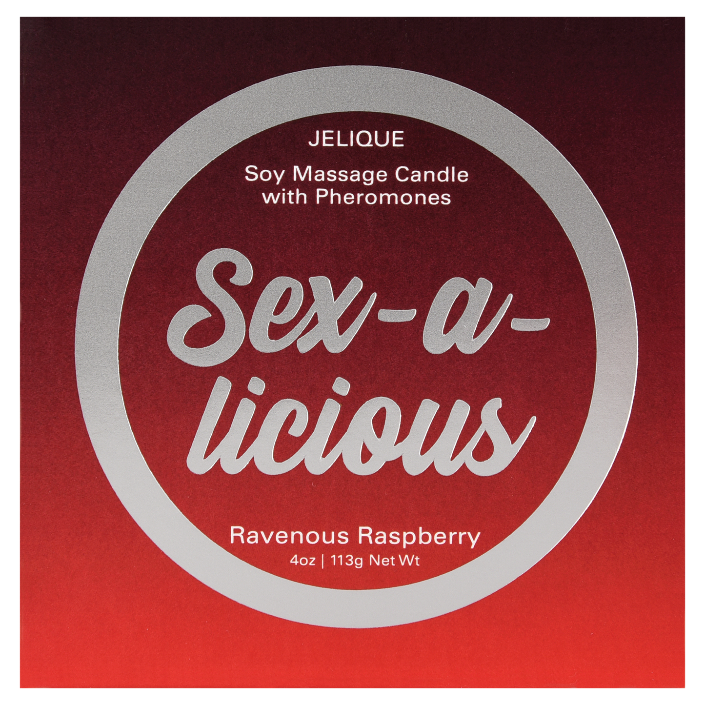 MOOD CANDLES Sex-A-Licious - Pheromone Massage Candle Ravenous Raspberry 4oz | 113g