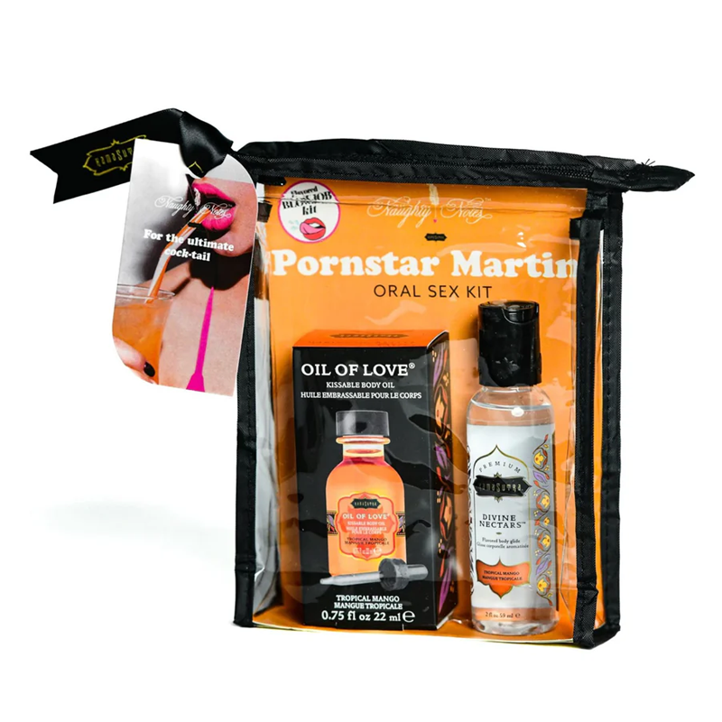 ORAL SEX COCKTAIL KIT - Porn Star Martini (tropical Mango) 2oz Divine Nectar / .75oz Oil of Love