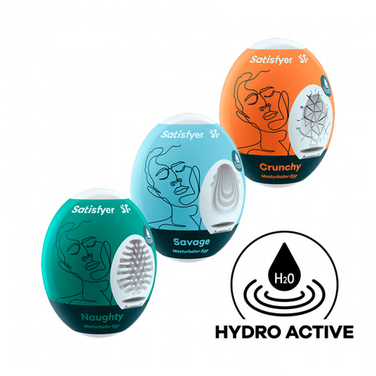 Masturbator Egg 3er Set (naughty, Savage, Crunchy) Assorted