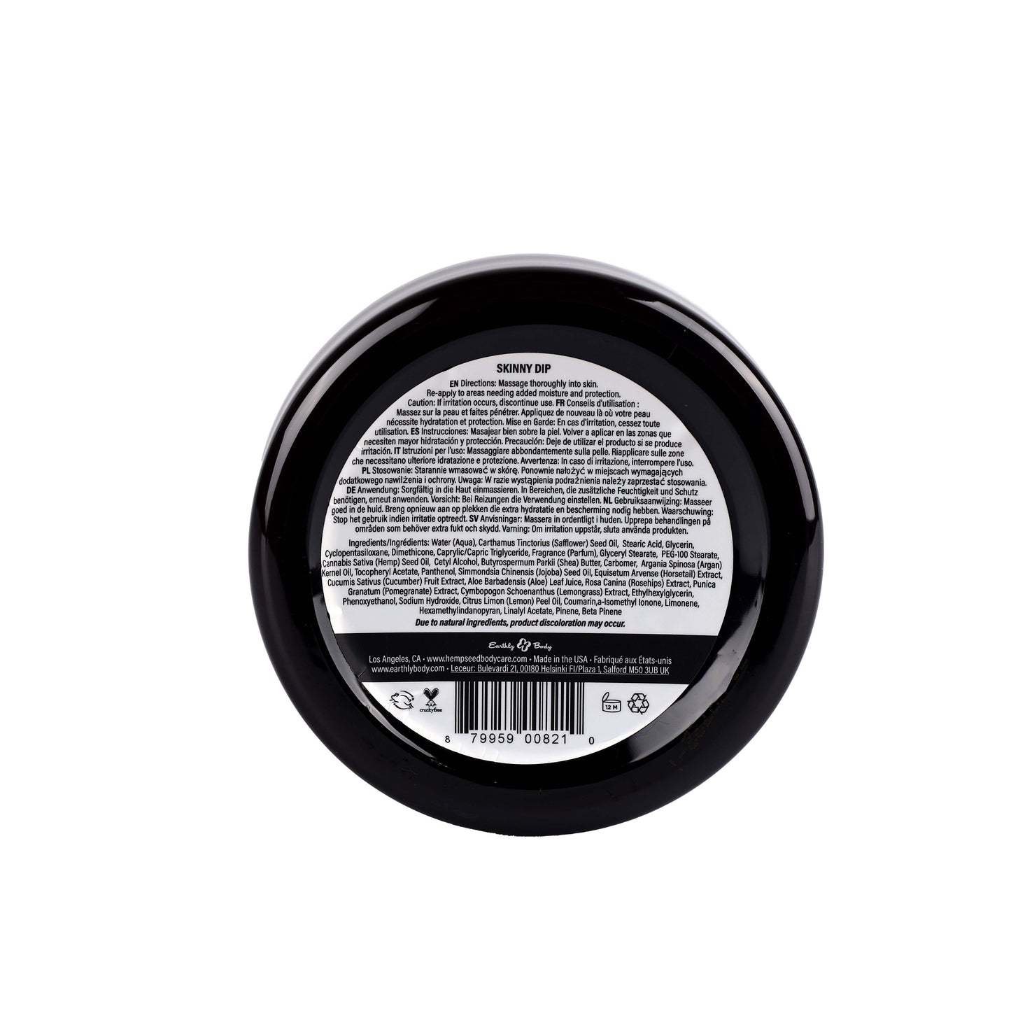 Hemp Seed Skin Butter Skinny Dip 8 Oz / 227 G